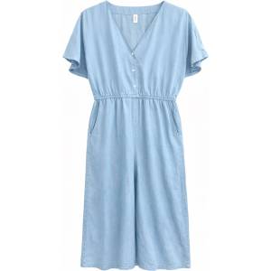 Mazine Дамски гащеризон Mazine Women's Wide Leg Tencel Jumpsuit - Light Blue Wash (102-5335-0212)