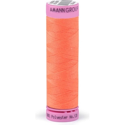 Polyesterové nitě návin 100 m Aspo Amann, střední, 0135 Fusion Coral