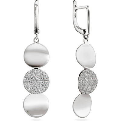 SilveAmo stříbrné se zirkony Sváteční C2F1418