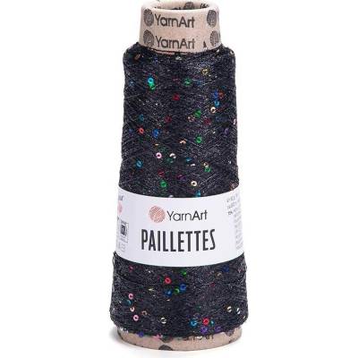 Yarn Art Paillettes 8010 černá