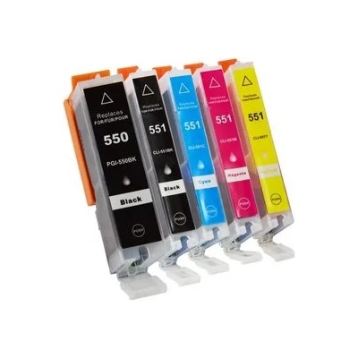 Compatible Canon PGI-550 / CLI-551 съвместим икономичен комплект (PMCPR550)