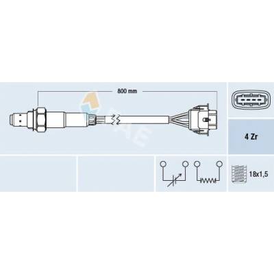 Lambda sonda FAE 77247