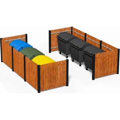 Kontejnerové stání Profi Wood 6 vario