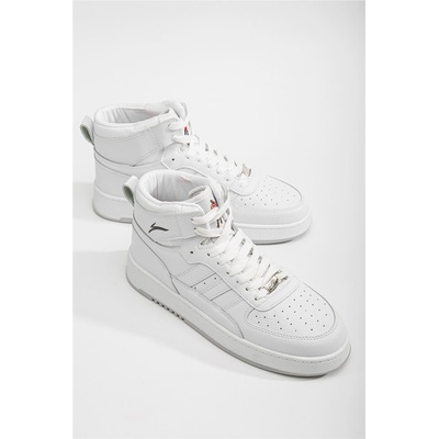 Moda Trend Мъжки спортни боти с връзки - Бели #365874 (365874_Бяло)