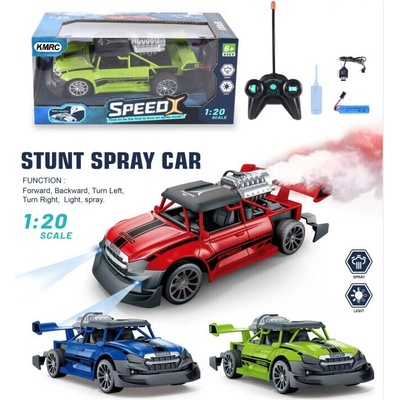 MalPlay Diaľkovo ovládané auto s dymovým efektom a svetlom RTR