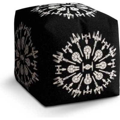Sablio Taburet Cube Star Wars Vesmírne lode: 40x40x40 cm