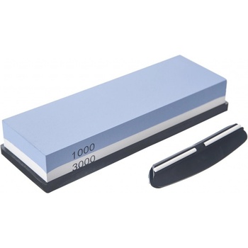 Brusný kámen s podložkou a úchytem na nože