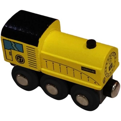 Babu влакчета - Локомотивче жълто