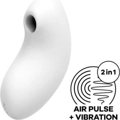 Satisfyer vulva lover 2 white na klitoris s ultrazvukovou stimulací