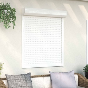 vidaXL Ролетна щора Бял 100 x 130 cm Алуминий и полиреутан (42047055)