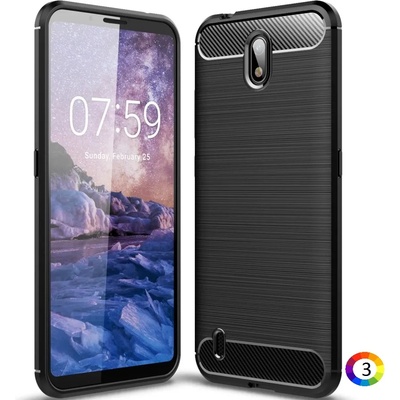 Nokia C1 Carbon Fiber Калъф и Протектор