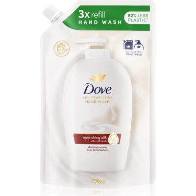Dove Nourishing Silk течен сапун пълнител 750ml