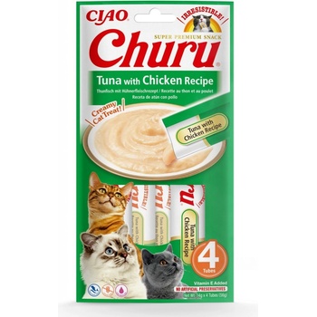 Churu Cat Purée Tuna with Chicken 4 x 14 g