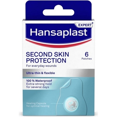 Hansaplast Second Skin protection hydrokoloidná náplasť, 6 ks