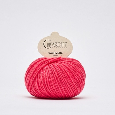 CASHMERE CLASSIC Cardiff Cashmere Farby CASHMERE: 723 ružovo koralová