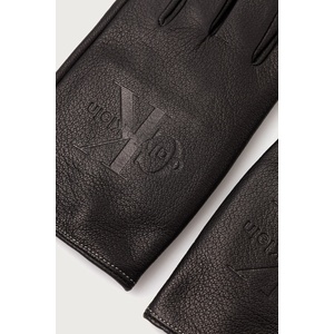 Calvin Klein ръкавици дамски от кожа (LV04D8119G)