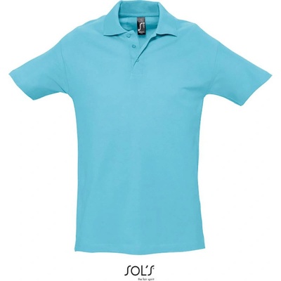 Sol´s Collection polokošile Spring II krátký rukáv COT-25136215901 modrá atol