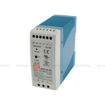Mean Well MDR-40-12 Průmyslový napájecí zdroj 12V 40W na DIN lištu