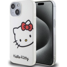 Hello Kitty IML Head Logo iPhone 15 biele