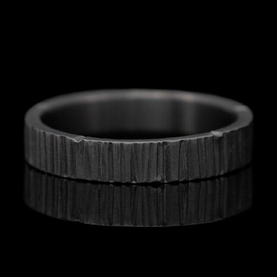 Wood tantal matný snubní prsten z tantalu CR6479