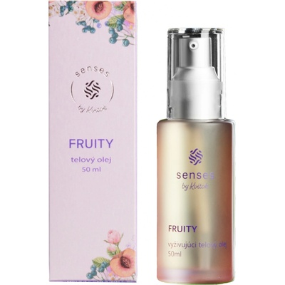 Vyživující tělový olej Fruity s vůní malin rybízu a vanilky 50 ml