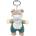Плюшена играчка Lorelli Toys - Еленче, синьо (10191380006)