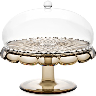 Guzzini 131901STE282 Podnos dortový Vanity 27,7 cm kouřový