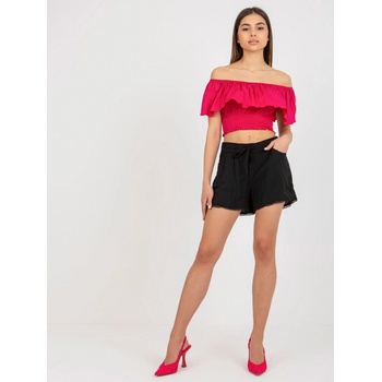 Šortky D73760M61531KH černé