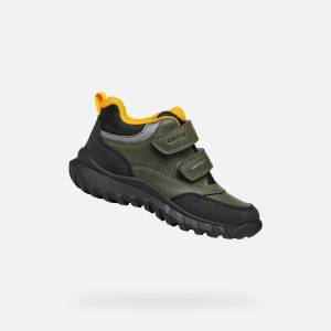 Geox Каки детски високи обувки Geox Simbyos ABX Geox | Zelen | Момчешки | 32