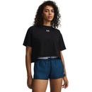 Under Armour Rival Boxy Tee Solid Black White L
