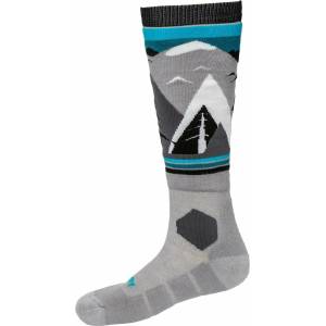 Meatfly sNB & SKI чорапи Leeway Grey Mountains Meatfly | Siv | МЪЖЕ | M