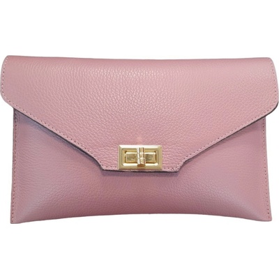 Vera Pelle střední kožená crossbody 3111 růžová