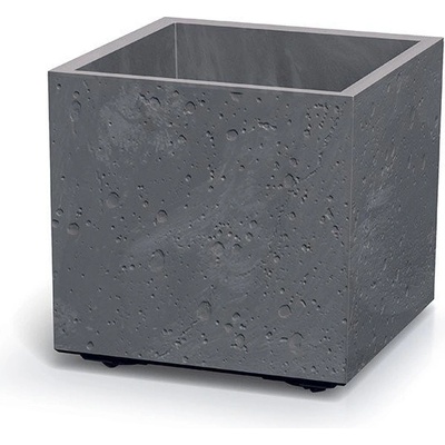 Prosperplast Květináč SIERRA SQUARE BETON EFFECT 28,8 cm marengo