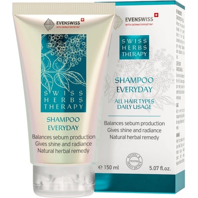 Evenswiss EVENSWISS® Shampoo Everyday - Swiss Herbs Therapy Шампоан за коса дамски 150ml