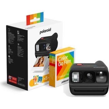 Polaroid Go Gen 3 Black + Color Film Bundle (006649)