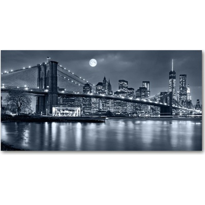 Foto obraz sklo tvrzené Manhattan New York 100x50 cm