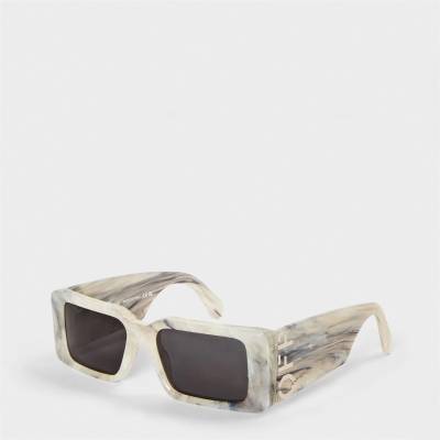 Off-White Слънчеви очила OFF WHITE Women's Milano Acetate Full Rim Rectangle Sunglasses - Marble/Grey