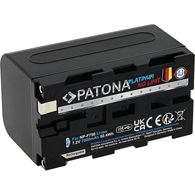 PATONA - Батерия Sony NP-F750/F770/F950 7000mAh Li-Ion Platinum USB-C зареждане (IM1130)
