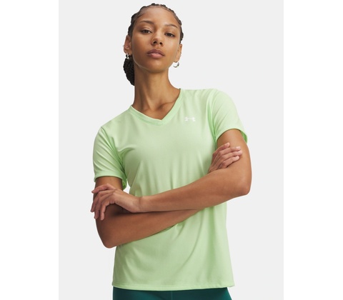 Under Armour Dámske tričko Tech SSV Solid Zelená