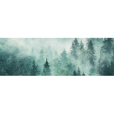 Dimex KI180-140 Dimex Fototapeta do kuchyně Fog in the Forest rozměry rozměry 180 x 60 cm