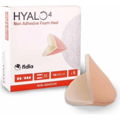 HYALO4 Non Adhesive Foam Heel Dressing—18 x 12 cm 5ks