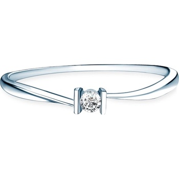 SAVICKI Годежен пръстен Solitaire: бяло злато. диамант