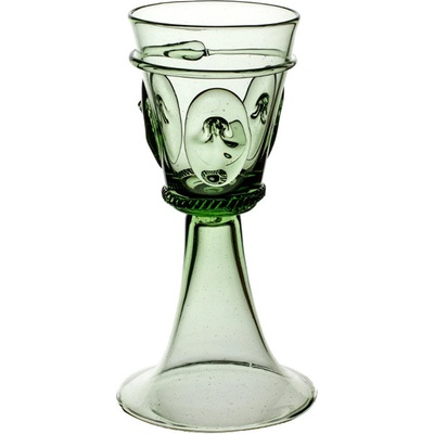 Sklářská huť Tomi, Lesní sklo - sklenice na víno Číše s vytahovanými nálepy 250 ml – Zbozi.Blesk.cz