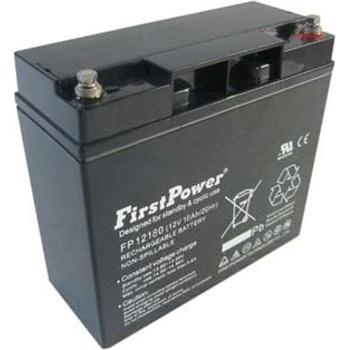 First Power Акумулаторна батерия First Power FP12180, 12V, 18 Ah, GEL, Т2 конектори (FP12180)