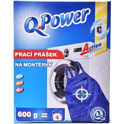 Q Power prací prášok na montérky 600 g