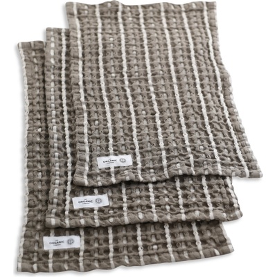 The Organic Company Малки кърпи за съдове Big Waffle 25 x 40 см тъмнобежови (1190-225)