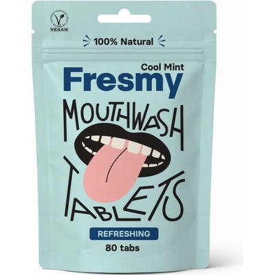 Fresmy Cool Mint ústná voda v tabletách 80 ks