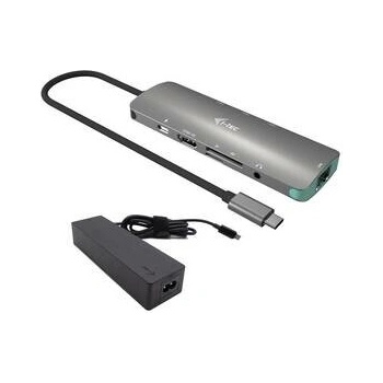 i-Tec USB-C Metal Nano Docking Station 4K HDMI LAN with Power Delivery 100W + i-tec Universal Charger 100W C31NANOLANPD100