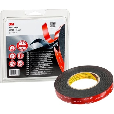 3M Páska akrylová obojstranná 19 mm x 11 m čierna