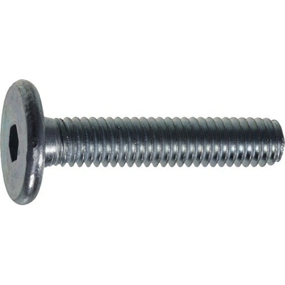 BARTON Šroub nábytkářský 15 6x50 plochá hlava pr. 15 s vnitřním šestihranem zinek bíl – Zboží Mobilmania